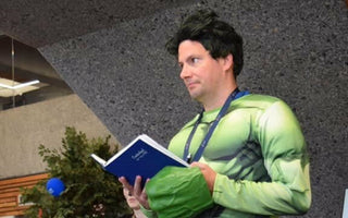 'The Hulk' saves a life in Tasmanian street by performing CPR during Book Week emergency