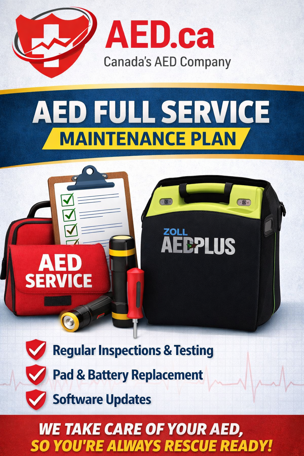 The Missing Piece in AED Ownership: A Proper Maintenance Plan – AED.ca