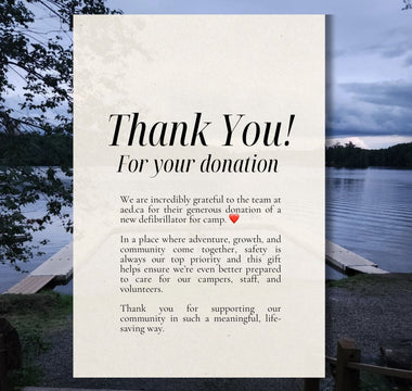 AED.ca Donates Life-Saving AED to Haliburton Scout Reserve