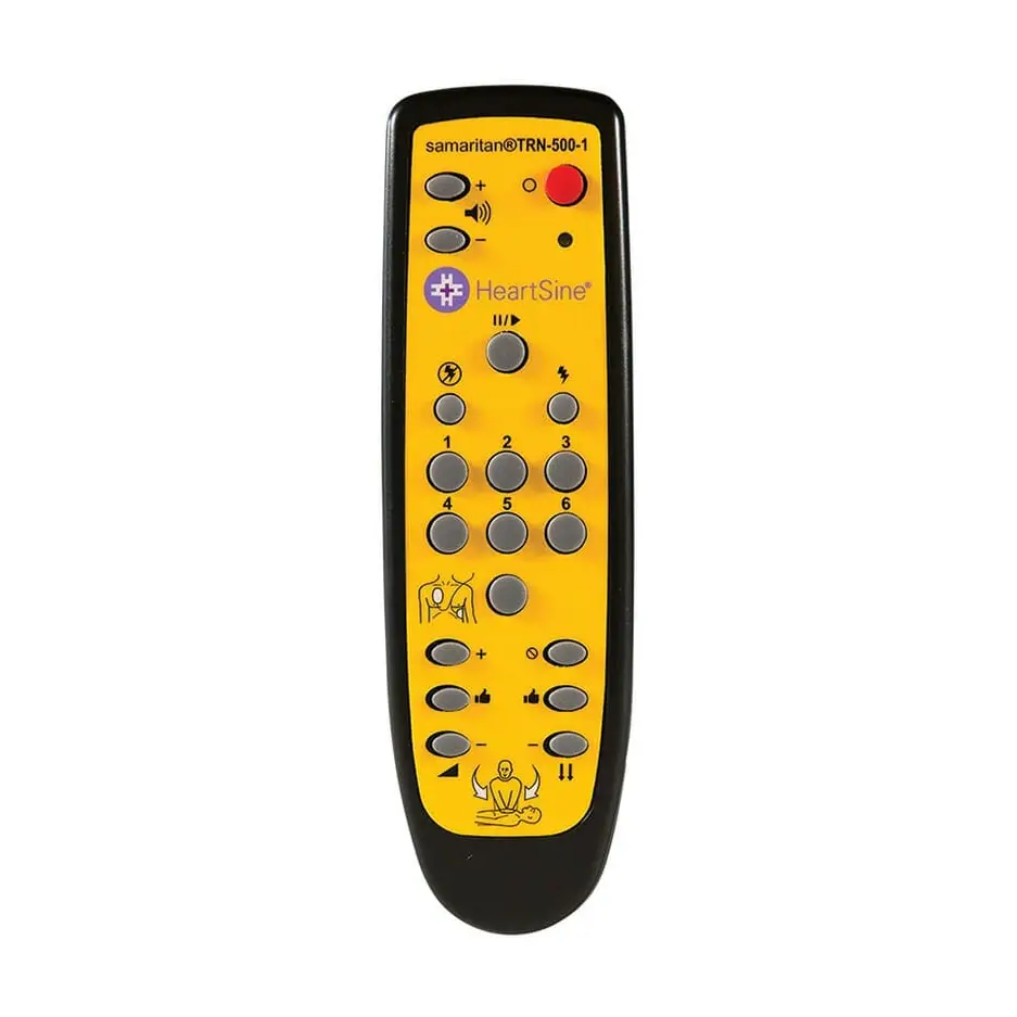 A replacement remote for the HeartSine Samaritan AED Training Unit