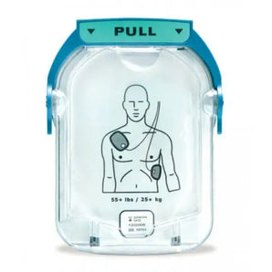 PAD Case with Pull Sign including visual demonstrations on how to use the Pad for an adult