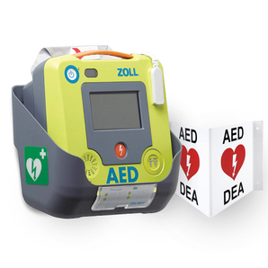 Zoll AED 3 Bundle (3-way Sign & Wall Bracket)