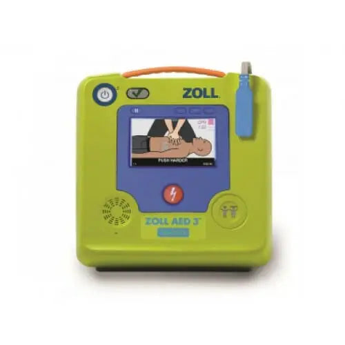 Front View of Zoll Trainer 3 AED