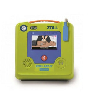 Front View of Zoll Trainer 3 AED