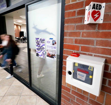 Campus has more than 100 defibrillators