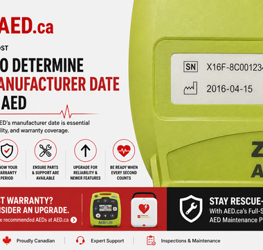 How to Determine the Manufacturer Date of an AED
