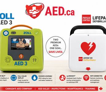 Comparing the Zoll AED 3 and the Physio-Control LIFEPAK CR2 AEDs