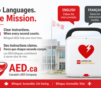 Why Public & Government Buildings in Canada Should Bilingual AEDs On-site