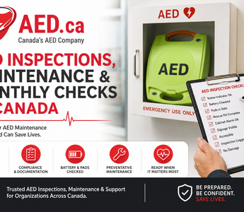 AED Inspections, Maintenance; Monthly Checks in Canada