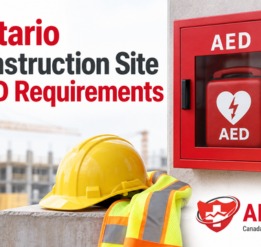 AED.ca Can Help Ontario Construction Companies with their AED Requirements.