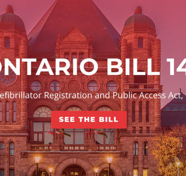 The Latest News About Ontario's Bill 141, known as the "Defibrillator Accessibility Act