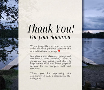 AED.ca Donates Life-Saving AED to Haliburton Scout Reserve