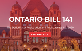 Bill 141: Defibrillator Registration and Public Access Act, 2020