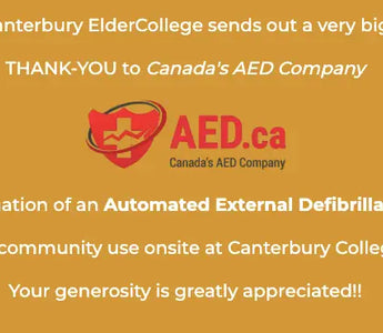 AED.ca Donates AED to Canterbury College in Windsor Ontario
