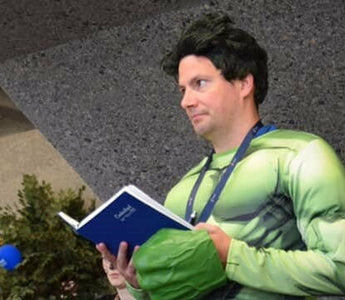 ’The Hulk’ saves a life in Tasmanian street by performing CPR during Book Week emergency