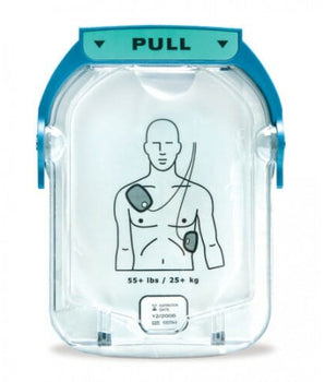 PAD Case with Pull Sign including visual demonstrations on how to use the Pad for an adult